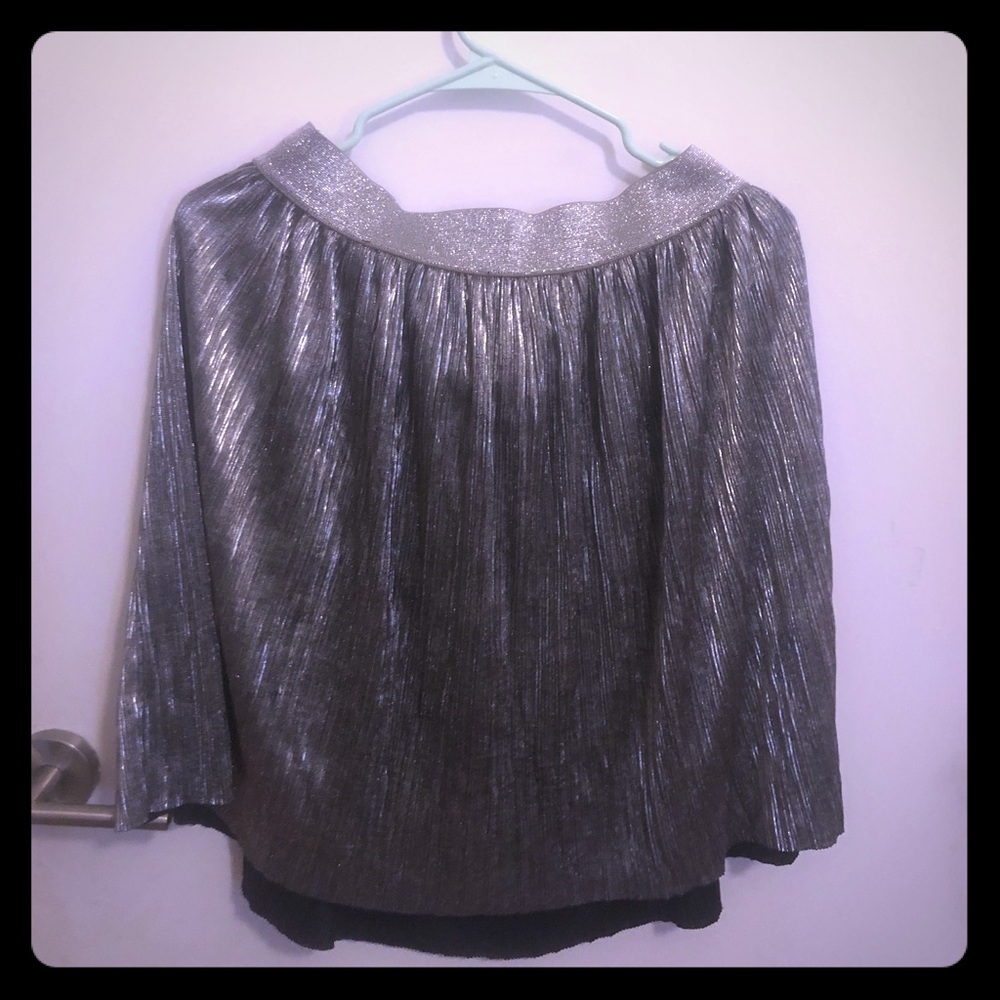Silver H&M skirt